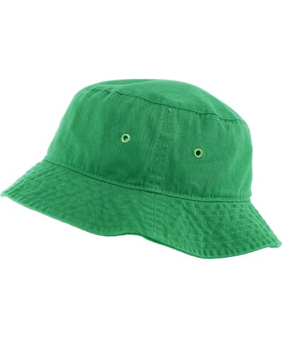 KBETHOS® 100% Cotton Washed Bucket Hat Kelly Green $11.19 Bucket Hats