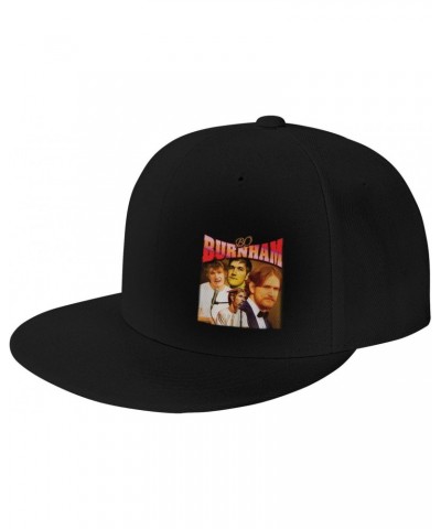 Baseball Cap Bo Actors Burnham Flat Bill Brim Snapback Hats Trucker Hats Breathable Adjustable Dad Hip Hop Hats for Men Women...