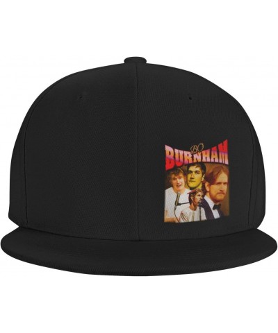 Baseball Cap Bo Actors Burnham Flat Bill Brim Snapback Hats Trucker Hats Breathable Adjustable Dad Hip Hop Hats for Men Women...