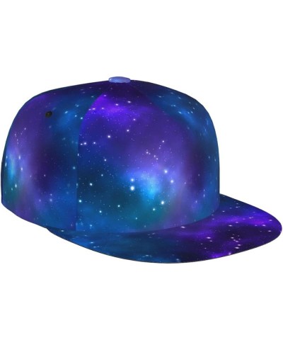 Tropical Palm Trees Snapback Hat for Men Women,Hip Hop Style Flat Bill Hats Teens Adjustable Baseball Cap Galaxy 2 $10.76 Bas...