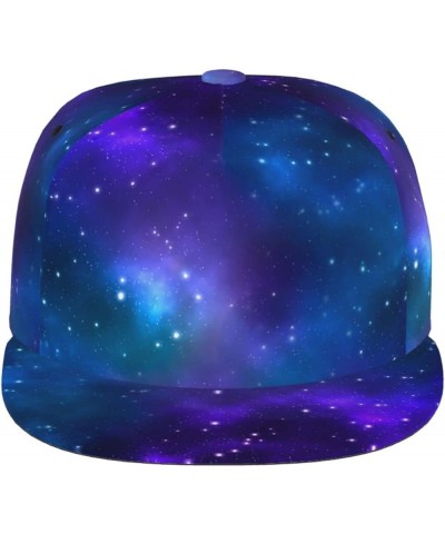 Tropical Palm Trees Snapback Hat for Men Women,Hip Hop Style Flat Bill Hats Teens Adjustable Baseball Cap Galaxy 2 $10.76 Bas...