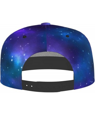 Tropical Palm Trees Snapback Hat for Men Women,Hip Hop Style Flat Bill Hats Teens Adjustable Baseball Cap Galaxy 2 $10.76 Bas...