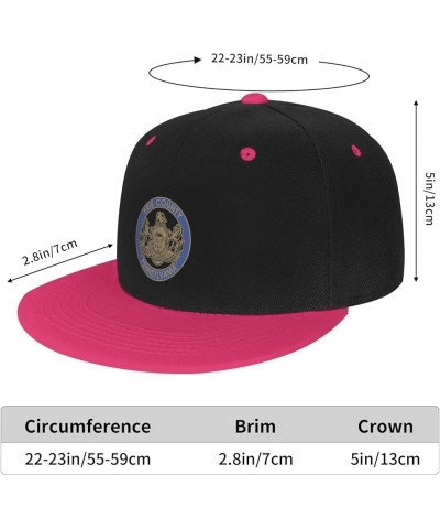 Erie County Seal Baseball Cap for Men Women Snapback Hat Adjustable Flat Bill Hats Pink $14.83 Baseball Caps