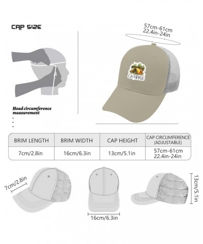 I'd Rather Be Camping Caps Women Cap Apricot Apricot $11.49 Sun Hats