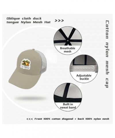 I'd Rather Be Camping Caps Women Cap Apricot Apricot $11.49 Sun Hats