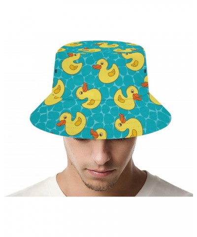 Rubber Ducklings Unisex Bucket Hat Summer Travel Fisherman Cap for Women Men Teens $11.99 Bucket Hats