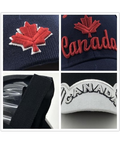 Canadian Flag Cap Embroidery hat Tactical Canada Cap Baseball Cap Trucker Cap Black $11.07 Baseball Caps