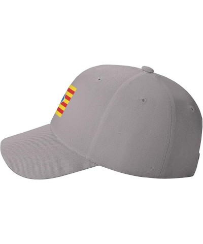 Bandera De Formentera Baseball Caps for Men Women Hat Adjustable Cap Trucker Hats Dad Cap Gray $8.98 Baseball Caps