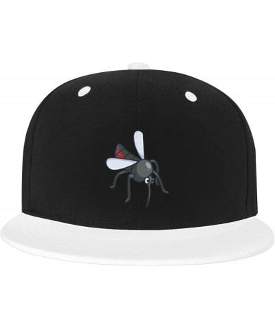 Funny Mosquitoes Baseball Cap for Men Women Snapback Hat Adjustable Flat Bill Hats White $13.60 Baseball Caps