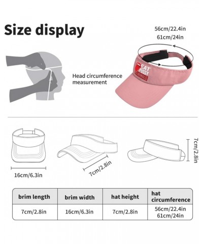 Visors for Women Eat Pussy Not Animals Hat, Visor for Women Visor Hat Funny Visors Pink $13.13 Visors