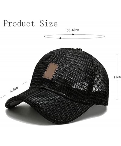 Summer Outdoor Casual Baseball Cap,Unisex Breathable Full Mesh Sports Cap,Adjustable Mesh Running Hat Light Grey $12.74 Baseb...