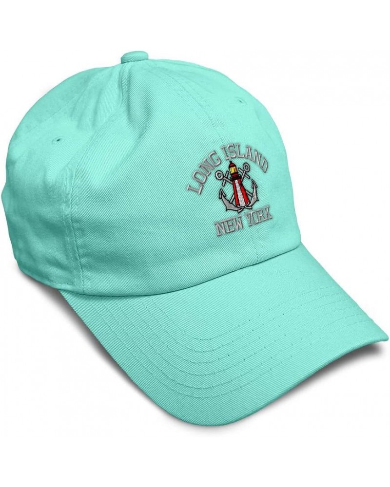 Soft Baseball Cap Lighthouse Long Island New York Lighthouses Sea Cotton Country Dad Hats for Men & Women Mint Design Only $1...