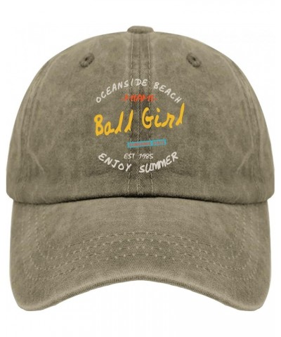 Mens Hat Volleyball Athletic Caps for Men's Cool Hat Quick Dry balll Girl Running Caps Pigment Khaki $9.22 Visors