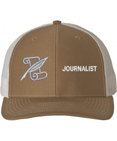 Navy Journalist (JO) Rating USA Mesh-Back Cap Sandy Khaki $29.46 Baseball Caps