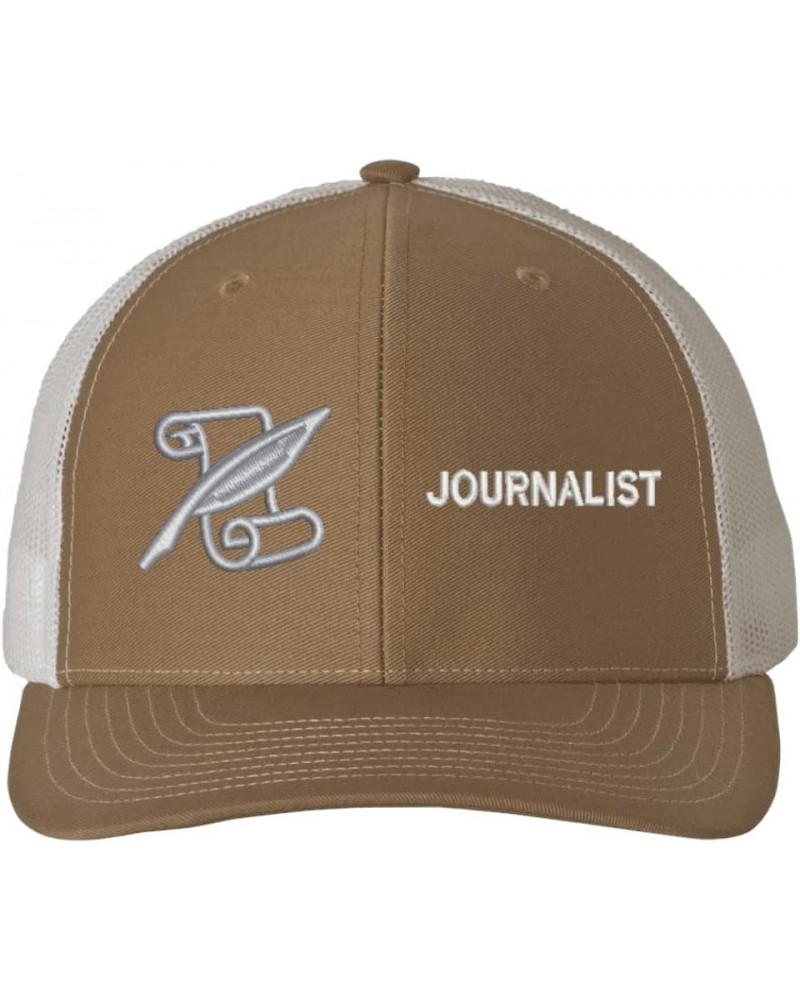 Navy Journalist (JO) Rating USA Mesh-Back Cap Sandy Khaki $29.46 Baseball Caps