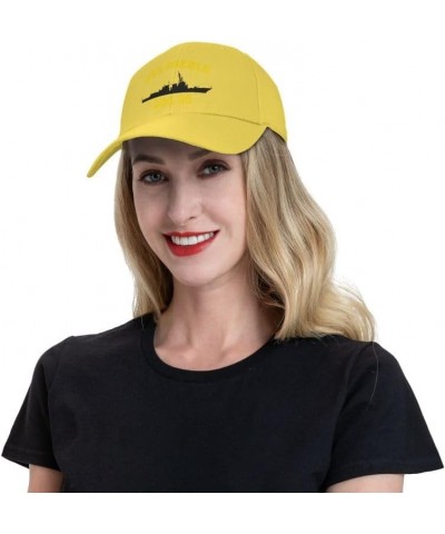 USS Preble DDG 88 Flag Denim Hats Baseball Caps Fisherman's hat Knitted hat Yellow $17.56 Baseball Caps