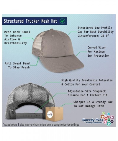 Custom Trucker Hat Baseball Cap I Rabbit Vienna Bunny Cotton Animal Dad Hats for Men & Women Grey Design Only $13.64 Baseball...