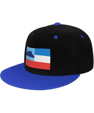 Flag of Sabah Snapback Hat for Men Women Baseball Cap Trucker Flat Bill Hats Dad Caps Blue $10.42 Baseball Caps