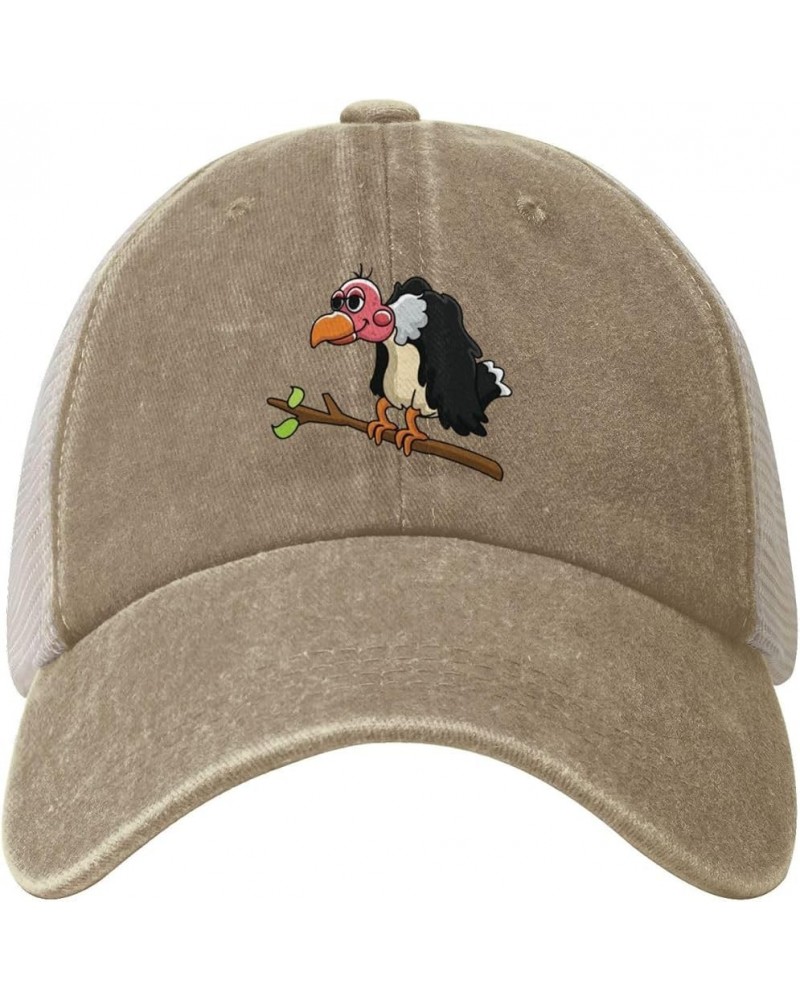 Bald Eagle Baseball Cap for Women Mens Hats Retro Mesh Caps Dad Hat Natural $12.61 Baseball Caps