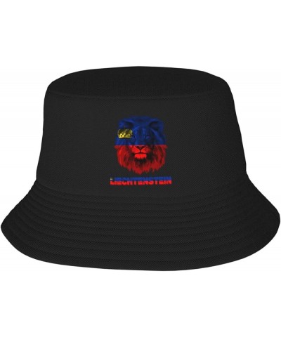 Vintage Liechtenstein Flag Wings Bucket Hat Fisherman Cap Packable for Women Men Vintage Liechtenstein Flag Lion $13.10 Bucke...