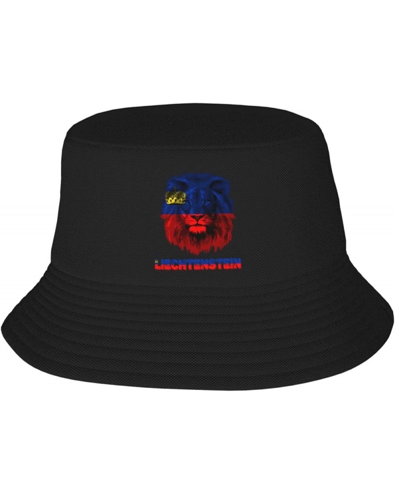 Vintage Liechtenstein Flag Wings Bucket Hat Fisherman Cap Packable for Women Men Vintage Liechtenstein Flag Lion $13.10 Bucke...