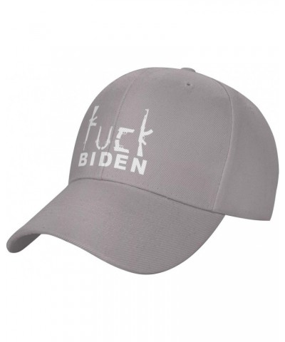 Fuck Biden Gifts Gray Cowboy Hat Women Men Adjustable Baseball Cap Sports Cap Sun Hat Baseball Hats for Women Men $9.87 Baseb...