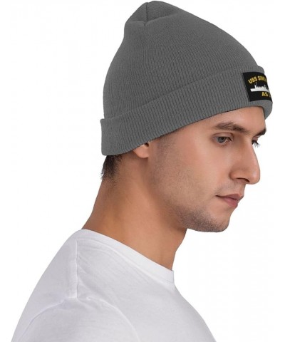 USS Simon Lake As 33 Men Knitted Caps Beanie Caps Deep Heather $11.99 Skullies & Beanies