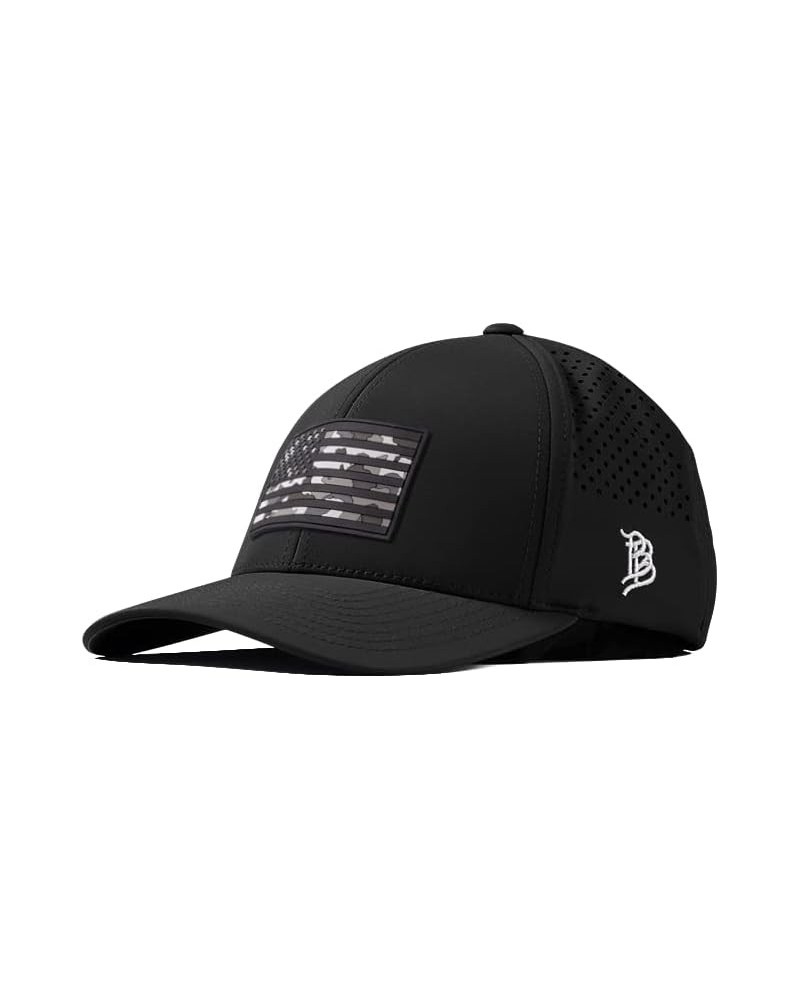 Branded Bills Arctic Camo Glory PVC Performance Black Curved Performance $21.60 Baseball Caps