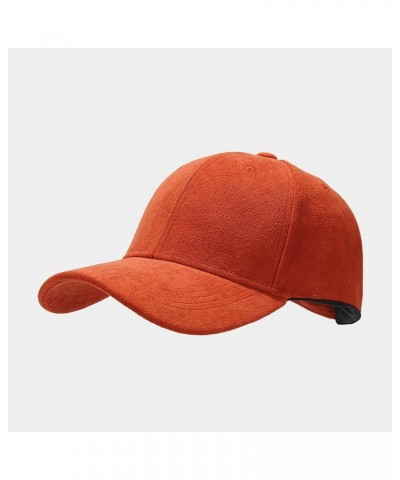 Baseball Cap for Women Men Ponytail Trucker Dad Hat Adjustable Tennis Hat Women Cap Women Caps Cap Hat Women Orange $7.15 Bas...