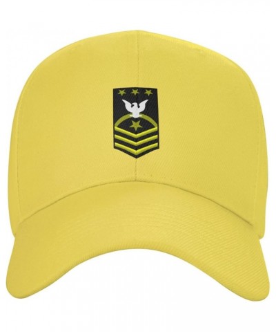 Mcpon Baseball Cap for Men Women Hat Adjustable Truck Driver Baseball Caps Dad Hats Yellow $12.66 Baseball Caps