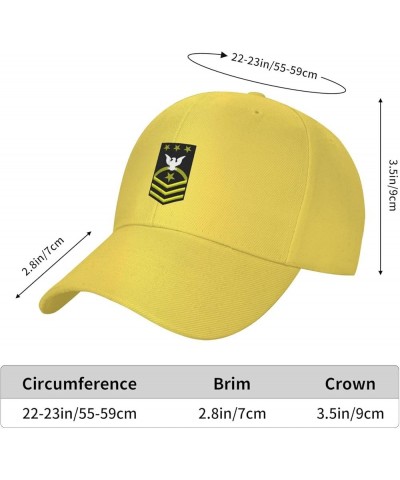 Mcpon Baseball Cap for Men Women Hat Adjustable Truck Driver Baseball Caps Dad Hats Yellow $12.66 Baseball Caps