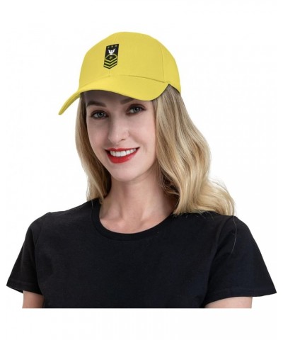 Mcpon Baseball Cap for Men Women Hat Adjustable Truck Driver Baseball Caps Dad Hats Yellow $12.66 Baseball Caps