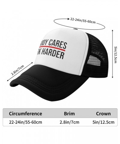 Nobody Cares Work Harder Workout Cares Motivation Gifts Black Womens Baseball Cap Men Cotton Outdoor Travel Headwear $11.01 B...