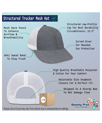 Trucker Baseball Cap Team Bride Cotton Dad Hats for Men & Women Heather Gray White $17.10 Baseball Caps