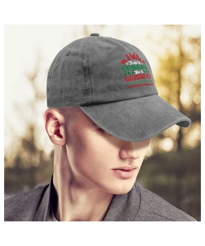 Baseball Cap Women Christmas Tennis Hat for Men's Sports Caps Light Weight Baseball Cap Men Pigment Gray $11.99 Sun Hats