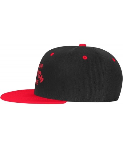 Custom Hat Add Your Design,Custom Picture Caps,Custom Hat Design Your Own Classic Mens Womens Personalized Baseball Cap Red $...