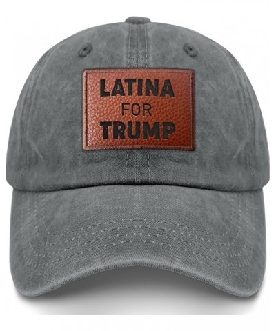 Latina for Trump 2024 for President Golf hat Retro Sun Hat Gifts for Mom Who Like Engraved,Golf Hat Suitable for Light Grey $...