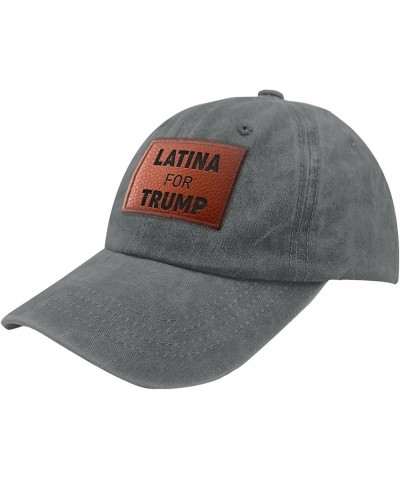 Latina for Trump 2024 for President Golf hat Retro Sun Hat Gifts for Mom Who Like Engraved,Golf Hat Suitable for Light Grey $...