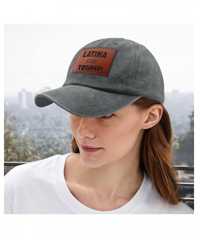 Latina for Trump 2024 for President Golf hat Retro Sun Hat Gifts for Mom Who Like Engraved,Golf Hat Suitable for Light Grey $...