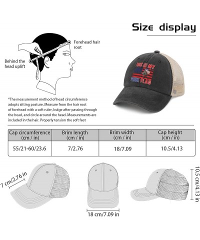 Hat Women Cute America Flag Ball Cap for Mens AllBlack Ball Cap Plain for Bakers Allblack $8.78 Baseball Caps