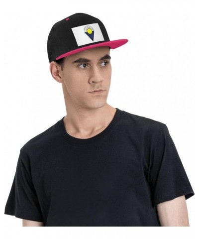 Seal of Sunnyvale, California Baseball Cap for Men Women Snapback Hat Adjustable Flat Bill Hats Pink $12.36 Baseball Caps