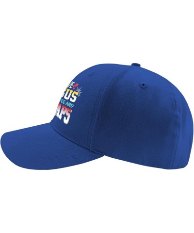 Jesus hat Gardening hat Funny Trucker hat Gifts for Her Cycling Hats Blue $10.11 Baseball Caps