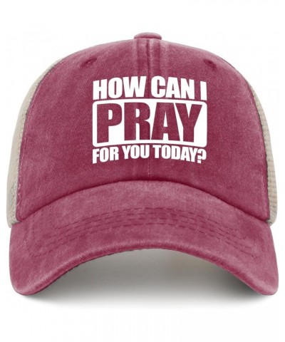 Gifts for Women Hats How Can I Pray for You Today Hat and Funny Summer Hat & Birthday Music Hats & Gift Deep Rose $10.57 Base...