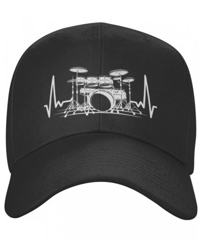 Funny-Drums-Drummer-Drumming-Gifts Men Black Vintage Men Baseball Caps Adjustable Soft Dad Hat Ball Hats for Men Women $9.87 ...