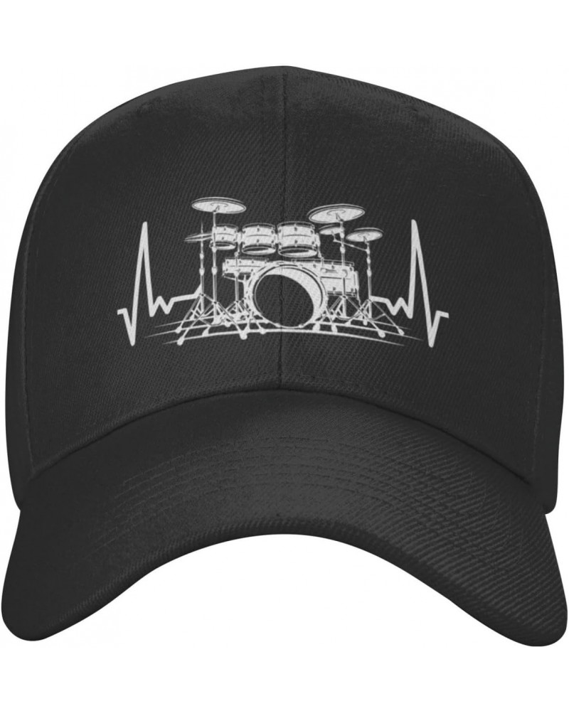 Funny-Drums-Drummer-Drumming-Gifts Men Black Vintage Men Baseball Caps Adjustable Soft Dad Hat Ball Hats for Men Women $9.87 ...