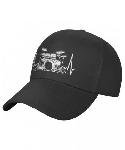 Funny-Drums-Drummer-Drumming-Gifts Men Black Vintage Men Baseball Caps Adjustable Soft Dad Hat Ball Hats for Men Women $9.87 ...