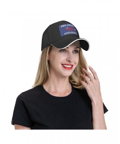 Anti Biden Biden Not My President Baseball Cap Men Ponytail Hat Women Dad Hat Sun Hat Adjustable Trucker Hat Black Black $10....