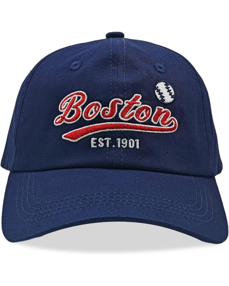 Cap Hat Classic Vintage Embroidered Hat Cap for Men Women Teenager Cap Adjustable Boston $10.50 Baseball Caps