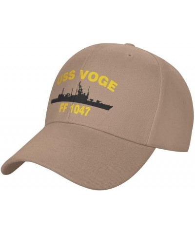 USS VOGE FF 1047 DE 1047 Flag Denim Hats Baseball Caps Fisherman's hat Knitted hat Natural $14.73 Baseball Caps