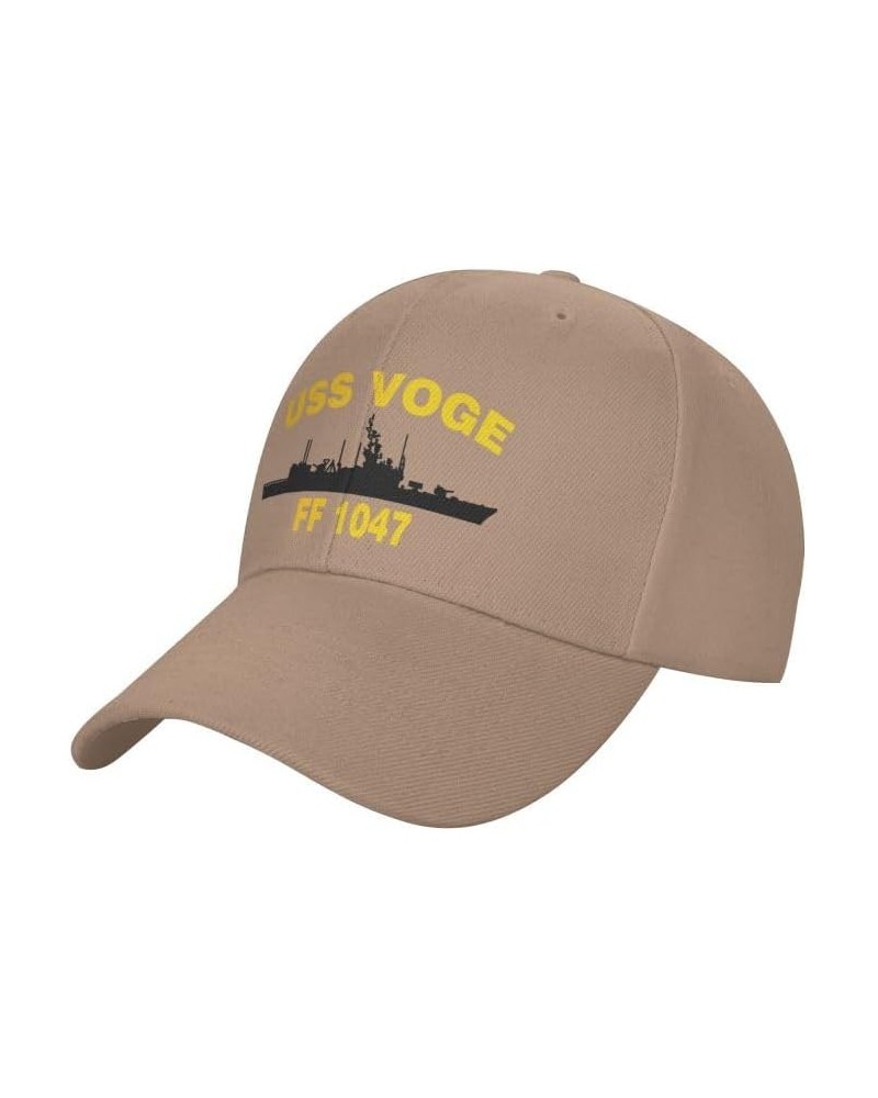 USS VOGE FF 1047 DE 1047 Flag Denim Hats Baseball Caps Fisherman's hat Knitted hat Natural $14.73 Baseball Caps